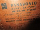 Vintage Panasonic Re-7300 Stereo Multiplex Am fm Radio   Working 