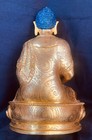 8 Inch Super  Fine Gold Plated  In Copper Buddha Statue Made In Nepal  