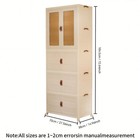 Foldable Portable Wardrobe Closet With Hanging Rack Freestanding Organizer