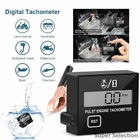 Digital Tachometer Hour Meter Inductive Rpm Gauge For Small Engines