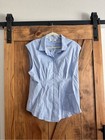 Sea New York Pleated Blouse Sz Xl