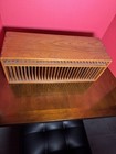 Kalmar Designs Mcm Vintage Teak Wood 30 Slot Cd Holder Cabinet Eject Buttons