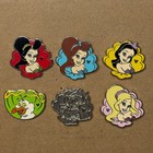 Htf Le Disney Ariels Sisters Daughters Of King Triton Hidden Mickey Pin Set Of 6