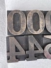 Vtg Antique Lot Of 18 Letterpress Numbers 0-9 Wood Type Printers Block 1 75   