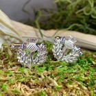 Thistle Cuff Links Sterling Silver Scotland Scottish Men s Cufflinks Celtic Gift