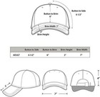 Cotton Plain Solid Baseball Cap Golf Hat Dad Hat Washed Men Women Adjustable Hat