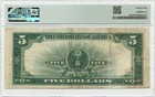 1923  5 Silver Certificate Blue Seal Fr  282 Pmg Vf25 Gcc Green
