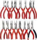 16x Jewelry Pliers Bead Wire Work Repair Tool Straighten bending Wire-economy Pk