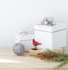 Cast Iron Red Cardinal With Metal Legs