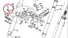 214-21514-00 Fender Stay Set 214-21513-00 1968 - 1973 Yamaha Enduro Dt1 Rt1 Ct1