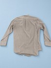 Vintage Sears Perma Prest Dress Shirt Mens 17 32 33 Fitted Tan Korea 70s 80s