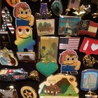 Large Mixed Lot Assorted Enamel Lapel Pins   Pinbacks Travel Usa Flags Af