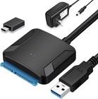 Sata To Usb 3 0 Adapter  External Hard Drive Converter Cable For 2 5  3 5  Hd   