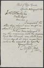 1860 Stampless Cover With Enclosure Hamilton To Waterdown Uc Unpaid 7 Bank Of Uc