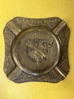 Rare Loyal Order Of The Moose P a p  Antique 1800 s Brass Ashtray     