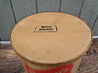 Vintage Perry s Ice Cream Cardboard Tub Can 3 Gallon - Maple Walnut