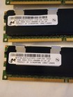 Lot Of 3  12gb Total  Micron 4gb 2rx4 Pc3-10600r-9-10-j0 Ecc Reg Server Memory