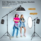 Lincostore Photography Video Studio Pro Boom Arm With Reflector Holder And Co   