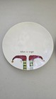 Rae Dunn By Magenta  Christmas Holiday Elf Legs Set Of 2 Plates