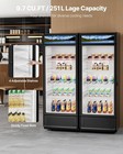 9 7cu ft Glass Door Commercial Refrigerator Cooler Beverage Merchandiser