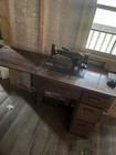Antique Singer Sewing Machine Table
