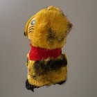 Vintage 1972 Kellogg   s Flocked Wooden Tiger Figure Red Scarf Cereal Premium