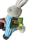 Goodnight Moon Vintage Plush Gray Bunny Rabbit Blue Pjs Striped Crocodile Creek