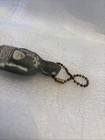 Vintage Old Tundra Inuit Alaska Souvenir Grey  Keychain