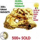  500  Grams Alaskan Yukon Bc Natural Pure Gold Nugget Hand Picked   g500  