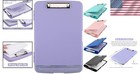 Durable Light Purple A4 Clipboard With Low Profile Clip - Office Essential