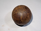 2 Lb  1 2 Oz  3 3 4  Hollow Cannon Ball Case shell  Unknown-no Seams holes