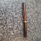 Antique Waterman s Ideal Fountain Pen Red Black Woodgrain Manifold Nib 1920s
