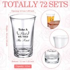 Zubebe 72 Pcs Shot Glasses 1 2 Oz Wedding Bridal Party