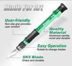 Pro skit Pd-398 Precision Hobby Knife Set 13 Blades Aluminum Handle Model Craft