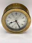 Bell Clock Co  Company 7  8 Day Ship Clock Nautical Brass Vintage Works Read 
