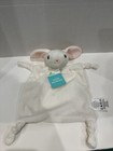 Dandee Cream White Baby Security Blanket Knot Lovey Rattle