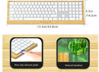 Samdi Wood Keyboard Tray Holder Magic Keyboard With Numeric Keypad Custom