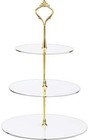 Boao 3 Tier Acrylic Round Cupcake Stand Dessert Tower Cupcake Cookies Display St