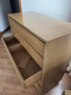 Kroehler -  Mid-century 3 Piece Bedroom Set Dresser  Chest  Nightstand  Mirror