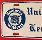 University Of Kentucky Wildcats Booster License Plate