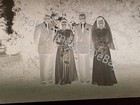 1940s Bride  Groom  Wedding Party Chicago B w Negative Photo