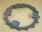 Vintage Large 15  Steampunk Cast Iron Gear Sprocket Industrial Age Repurpose Art