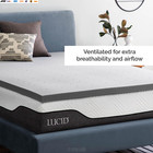 2 Inch Mattress Topper Twin     Memory Foam     Bamboo Charcoal Infusion     Cooling V