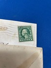 Rare Vintage George Washington 1 Cent Stamp 1921  Plus Christmas New Years 