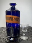Antique 18th Century Apothecary Bottle And Dose Glass