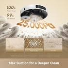 Dreame L40 Ultra Gen2 White Robot Vacuum Voice app Control   certified Refurbished