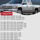 Chrome Exterior Outside Door Handles For 2007-2014 Chevy Silverado 1500 2500    
