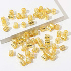 60pcs Gold Color Hair Rings For Braids Women s Hair Accessories For Festival Usa