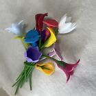 12 Trudeau Maison-silicone Flower-shaped Wine Charms-asst Colors Garden Party