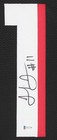 Julio Jones Autographed   Framed Black Falcons Jersey Auto Beckett Coa